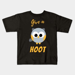 Give A Hoot Kids T-Shirt